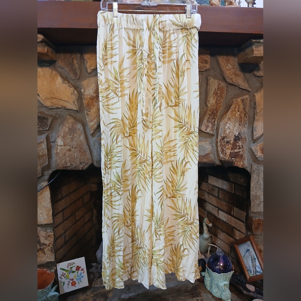 NWT Rip curl wide leg montego palm paint size large